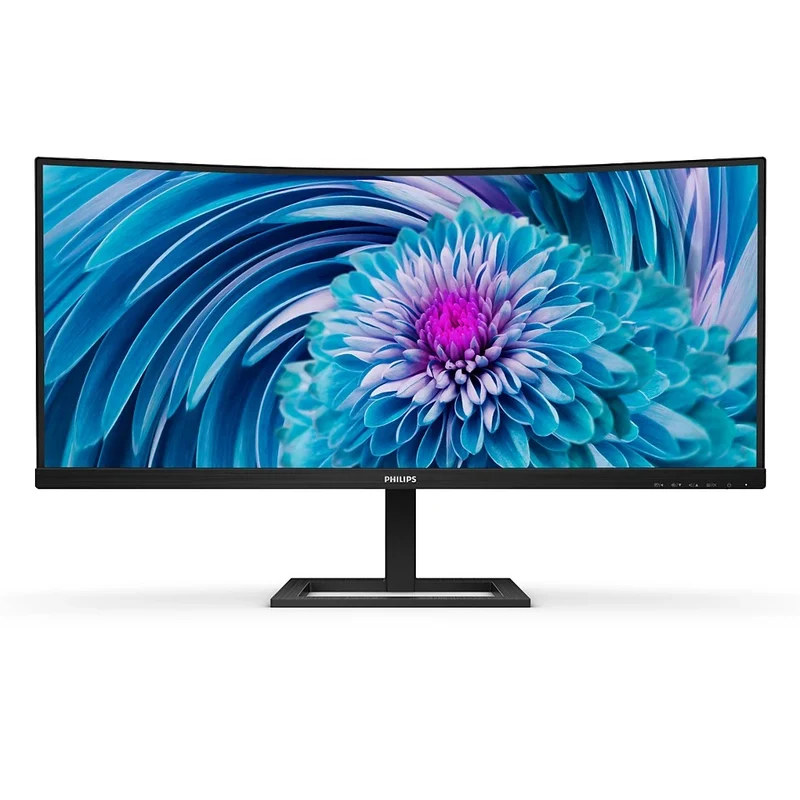 Philips 346E2CUAE/27 34" WQHD (3440x1440) 100Hz 1ms (MPRT) VA LCD UltraWide Monitor With Tilt and Height Adjustment (Black)