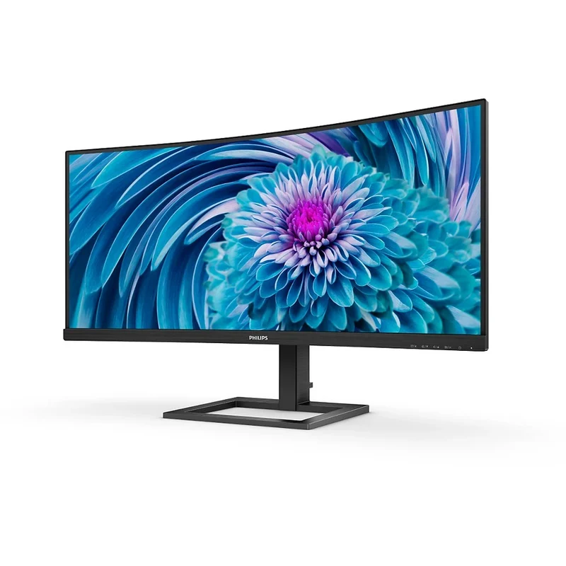 Philips 346E2CUAE/27 34" WQHD (3440x1440) 100Hz 1ms (MPRT) VA LCD UltraWide Monitor With Tilt and Height Adjustment (Black)