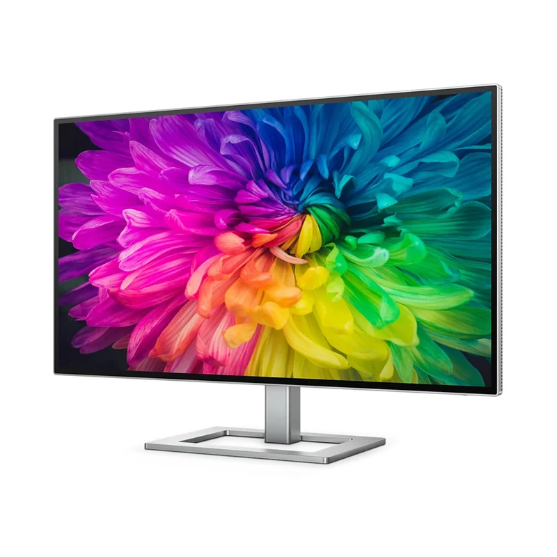 Philips 27E2F7903/71 27" UHD 4K (3840x2160) 60Hz 4ms (GTG) IPS Monitor with Height/ Tilt/ Swivel/ Pivot Adjustment (Silver)