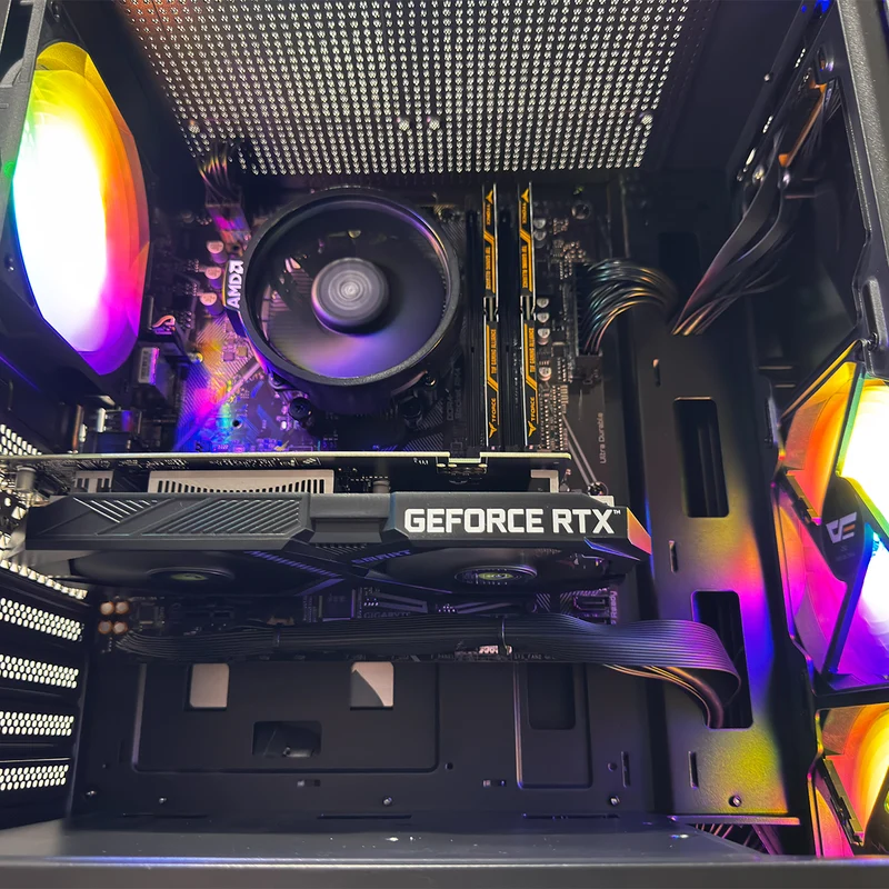 Alpha DK150 Black Desktop Gaming PC | AMD Ryzen 5 5500 | 16GB (2X8GB) RAM | 512GB SSD | RTX 3050 | Windows 11 Pro