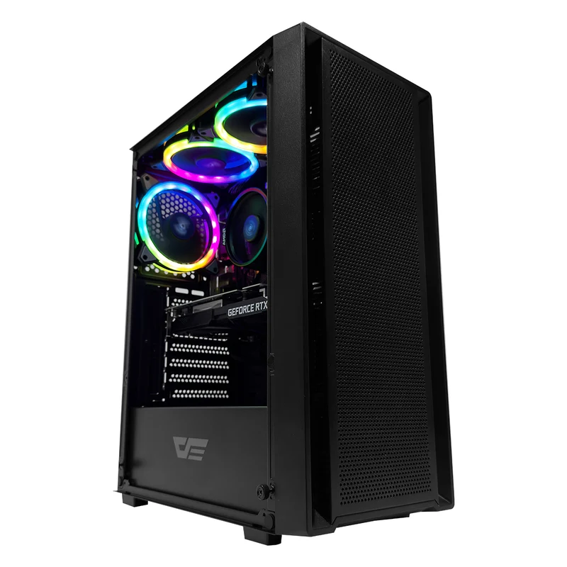 Alpha A305TG Black Desktop Gaming PC | AMD Ryzen 5 5500 | 16GB (2x8GB) RAM | 512GB SSD | RTX 3050 | Windows 11 Pro