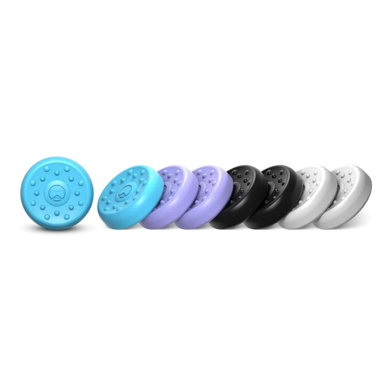 SteelSeries Kontrolfreek No-Slip 8-Pack Universal Thumb Grips Black/ White/ Lavender/ Aqua for Playstation/ Xbox Controllers (1020-STL)