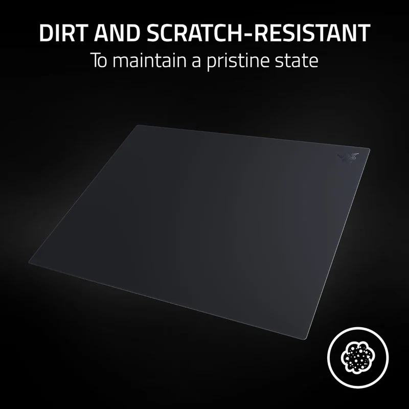 Razer Atlas Pro Ultra-Thin Premium 1.9mm Tempered Glass Gaming Mouse Mat - L (Black)