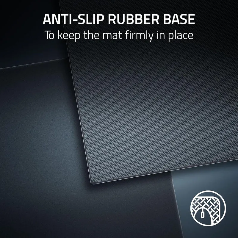 Razer Atlas Pro Ultra-Thin Premium 1.9mm Tempered Glass Gaming Mouse Mat - L (Black)