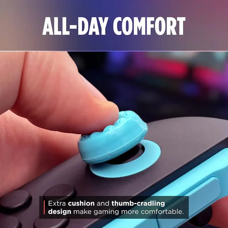 SteelSeries Kontrolfreek No-Slip Thumb Grips Red/Blue Galaxy Edition for Nintendo Switch 2 (1515-SW2)