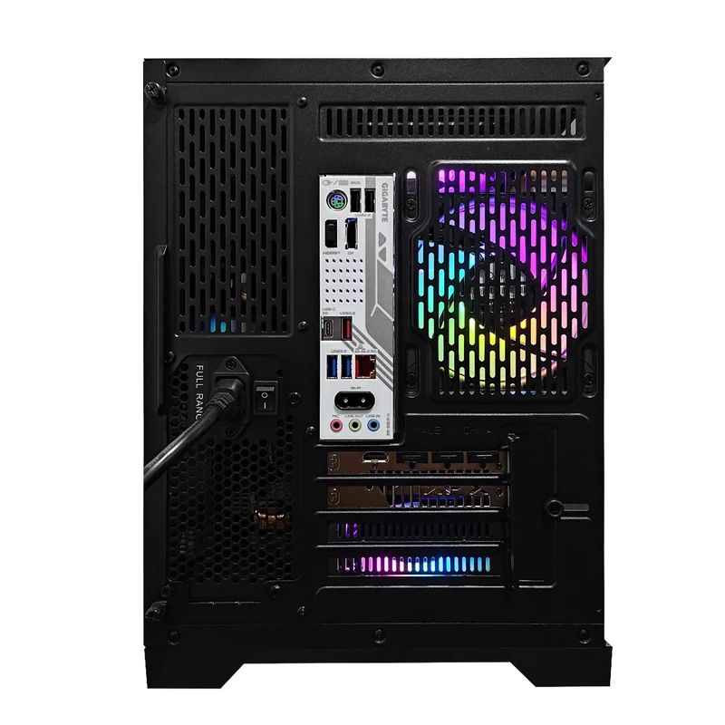 Optima Spectra Black Desktop Gaming PC | AMD Ryzen 7 7800X3D | 32GB (2x16GB) RAM | 1TB SSD | RX 9070 XT | Windows 11 Pro