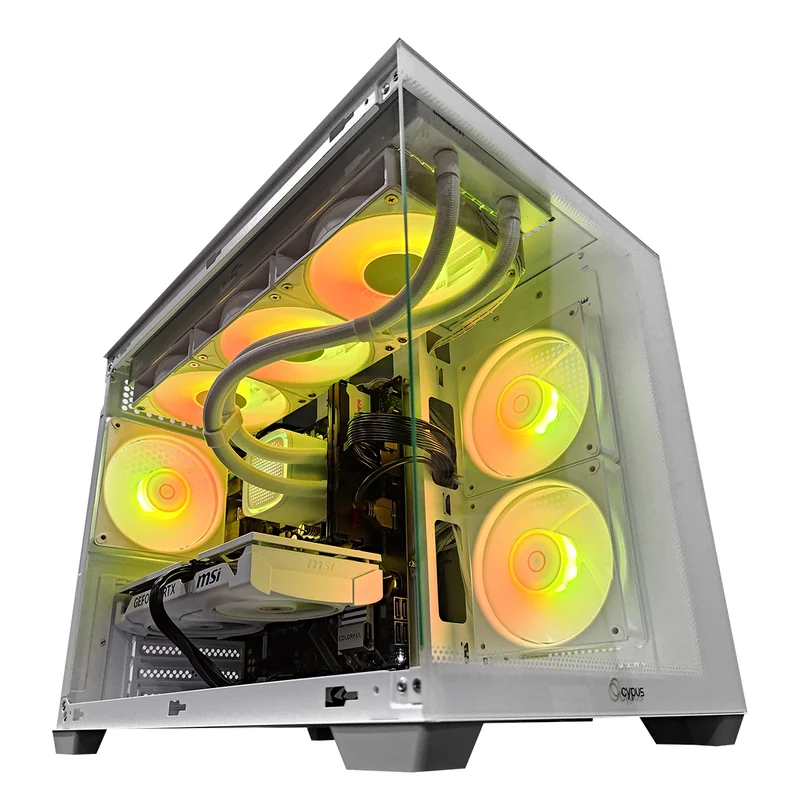 Aurora C54 White Desktop Gaming PC | AMD Ryzen 7 8700F | 16GB (2x8GB) RAM | 1TB SSD | RTX 5060 Ti | Windows 11 Pro