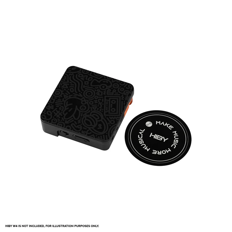HiBy W4 MagSafe Magnetic Backplate (Black)