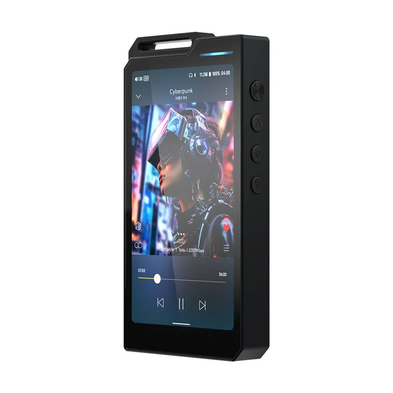 HiBy R4 4-Way HiFi Android Digital Audio Player with HiBy R4 Strap (Black, Silver, Orange, Green)