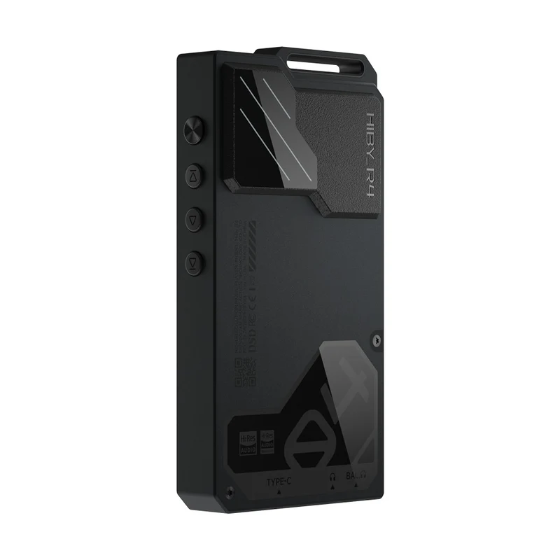 HiBy R4 4-Way HiFi Android Digital Audio Player with HiBy R4 Strap (Black, Silver, Orange, Green)