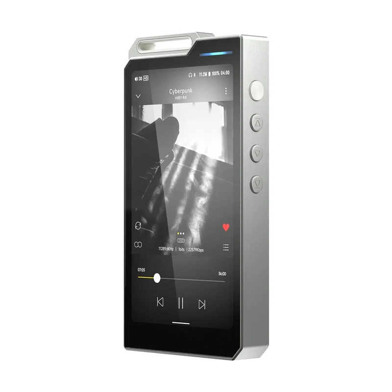 HiBy R4 4-Way HiFi Android Digital Audio Player with HiBy R4 Strap (Black, Silver, Orange, Green)