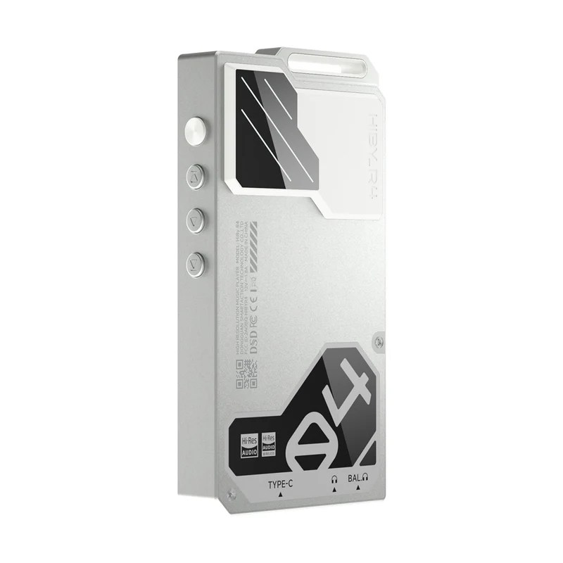 HiBy R4 4-Way HiFi Android Digital Audio Player with HiBy R4 Strap (Black, Silver, Orange, Green)