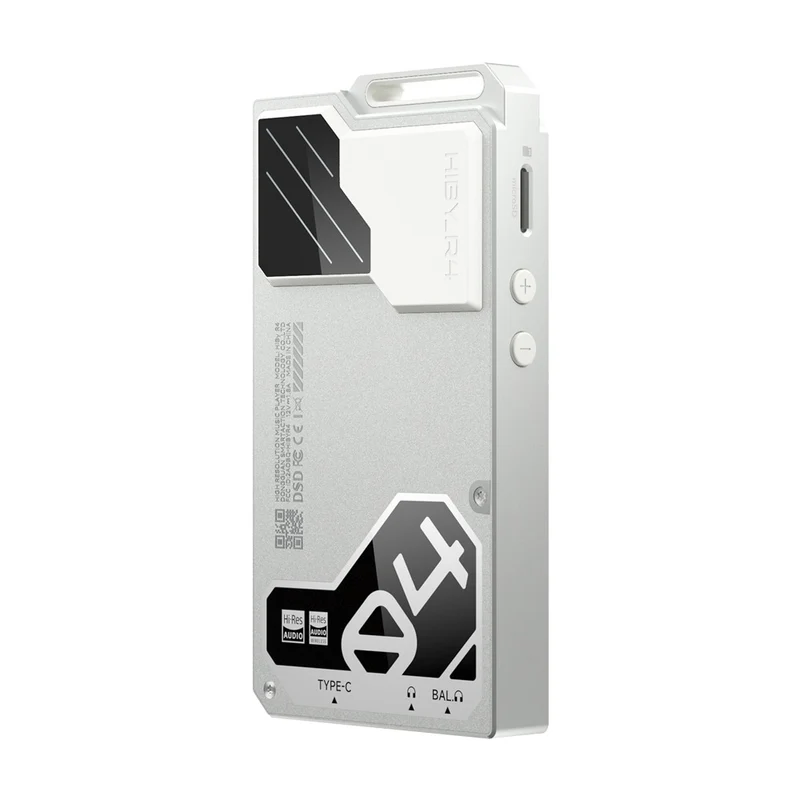 HiBy R4 4-Way HiFi Android Digital Audio Player with HiBy R4 Strap (Black, Silver, Orange, Green)