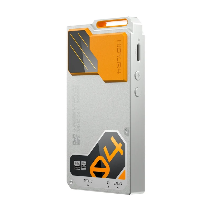 HiBy R4 4-Way HiFi Android Digital Audio Player with HiBy R4 Strap (Black, Silver, Orange, Green)