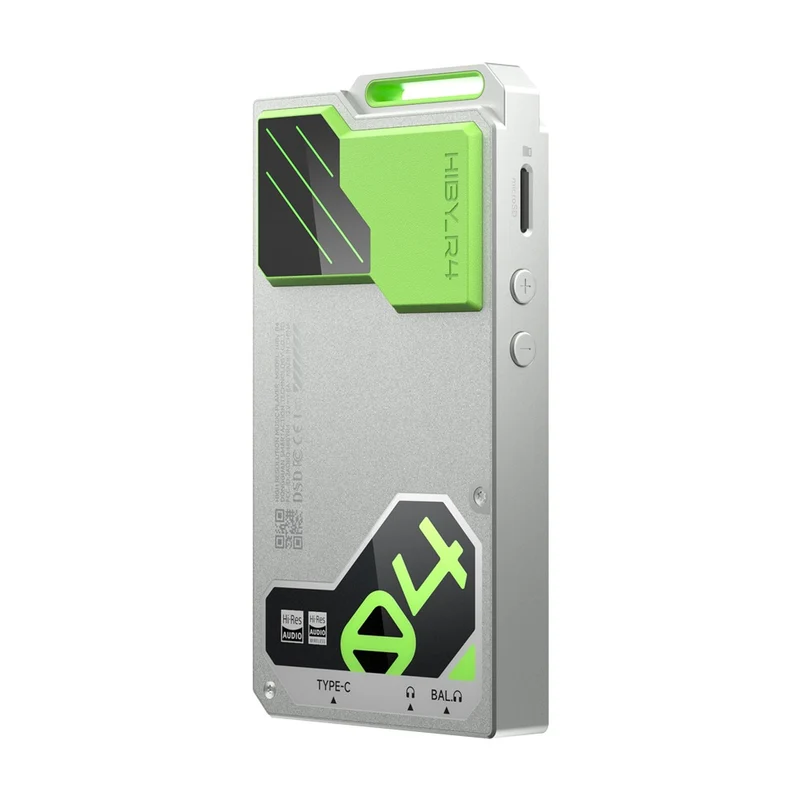 HiBy R4 4-Way HiFi Android Digital Audio Player with HiBy R4 Strap (Black, Silver, Orange, Green)