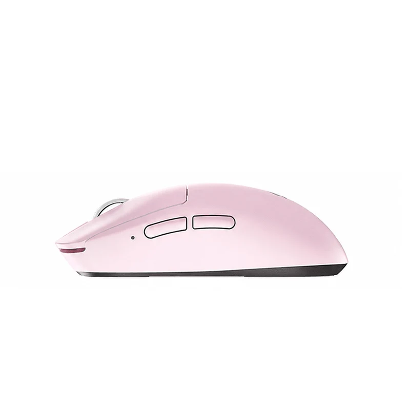 MCHOSE A7 V3 Pro Tri-Mode Lightweight eSports Gaming Mouse (Berry Red, White, Pink)
