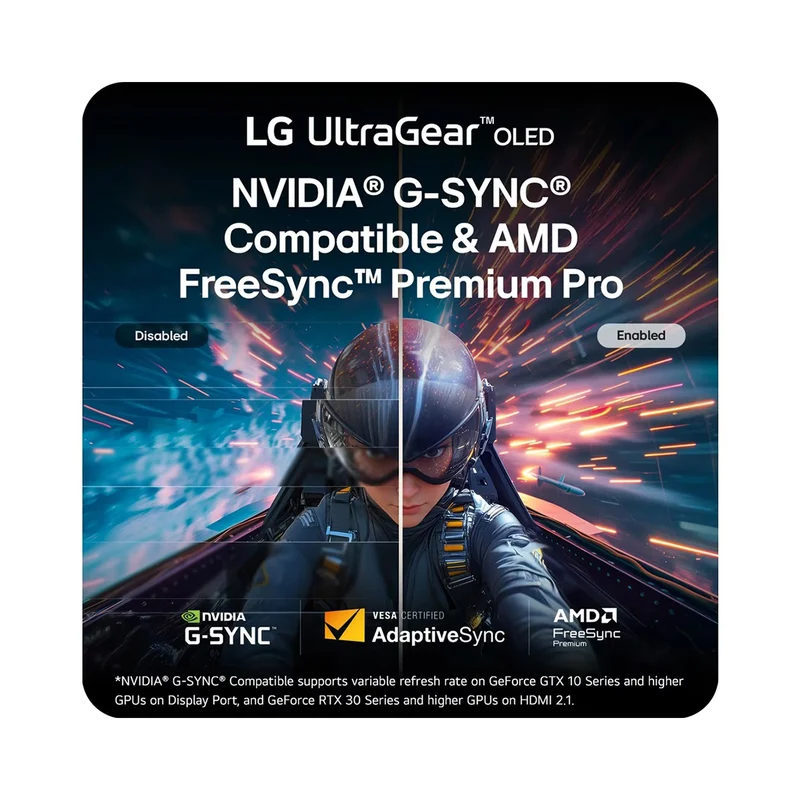 LG UltraGear OLED 27GX790B-B 27" QHD (2560x1440) Dual Mode QHD 540Hz or HD 720Hz 0.02ms GTG G-Sync Compatible Display Port 2.1 Gaming Monitor with Tilt/ Height/ Swivel/ Pivot Adjustment