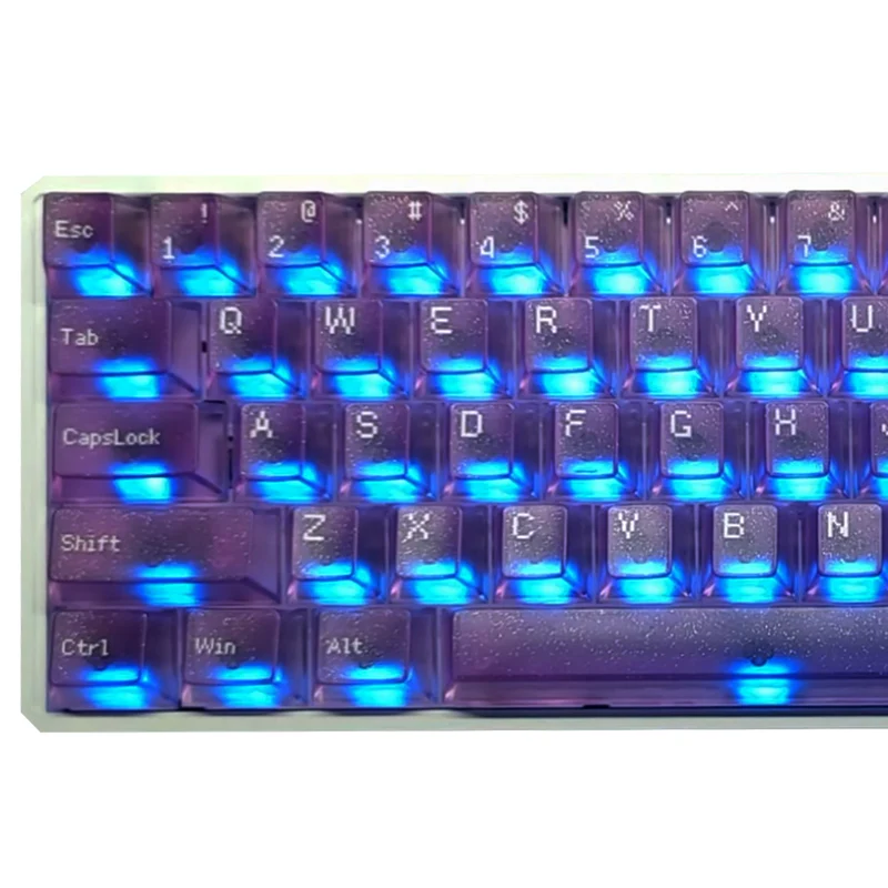 Akko MOD68 HE Aluminum Case Wired ARGB Magnetic Keyboard (Clear Pastel Gradient Transparent) (Akko AstroAim Magnetic Switch) (02N-02I-05G-02G-02L-02K)