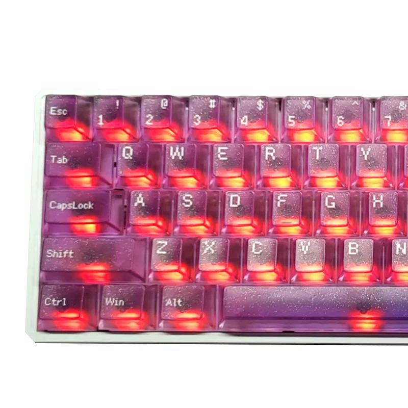 Akko MOD68 HE Aluminum Case Wired ARGB Magnetic Keyboard (Clear Pastel Gradient Transparent) (Akko AstroAim Magnetic Switch) (02N-02I-05G-02G-02L-02K)
