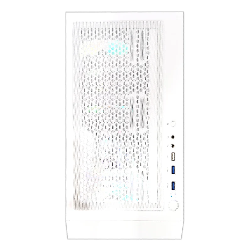 Aurora Versa Snow White Desktop Gaming PC | AMD Ryzen 7 8700F | 16GB (2X8GB) RAM | 1TB SSD | RX 9060 XT | Windows 11 Pro