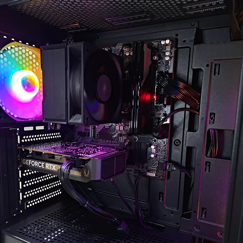 Sigma Breeze Black Desktop Gaming PC | AMD Ryzen 5 7500F | 16GB (2x8GB) RAM | 1TB SSD| RTX 5060 | Windows 11 Pro
