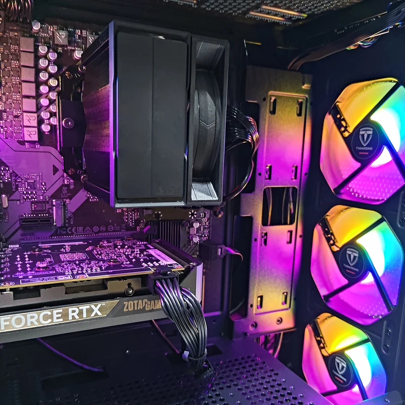 Sigma Breeze Black Desktop Gaming PC | AMD Ryzen 5 7500F | 16GB (2x8GB) RAM | 1TB SSD| RTX 5060 | Windows 11 Pro
