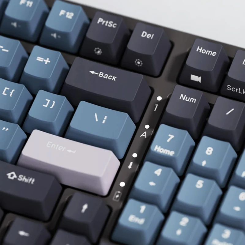 Royal Kludge RK98 Tri-Mode RGB 100 Keys Hot Swappable Mechanical Keyboard Indigo (Brown Switch)