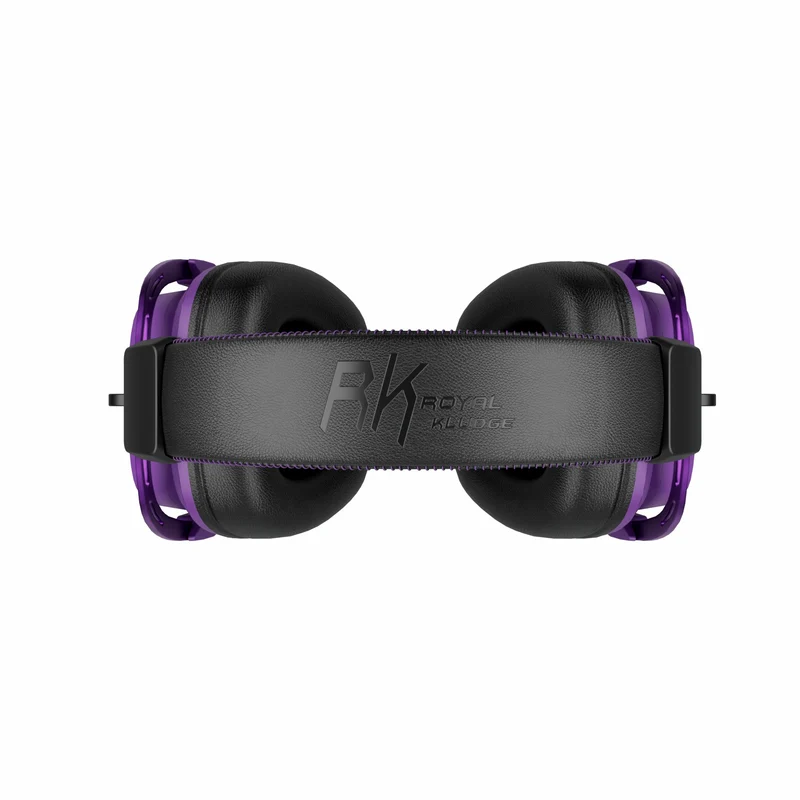 Royal Kludge RK HG103 Pro RGB Tri-Mode Gaming Headphone (Violet, RK Orange)