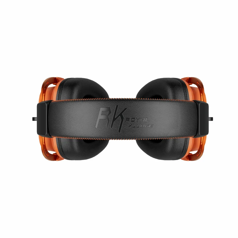 Royal Kludge RK HG103 Pro RGB Tri-Mode Gaming Headphone (Violet, RK Orange)