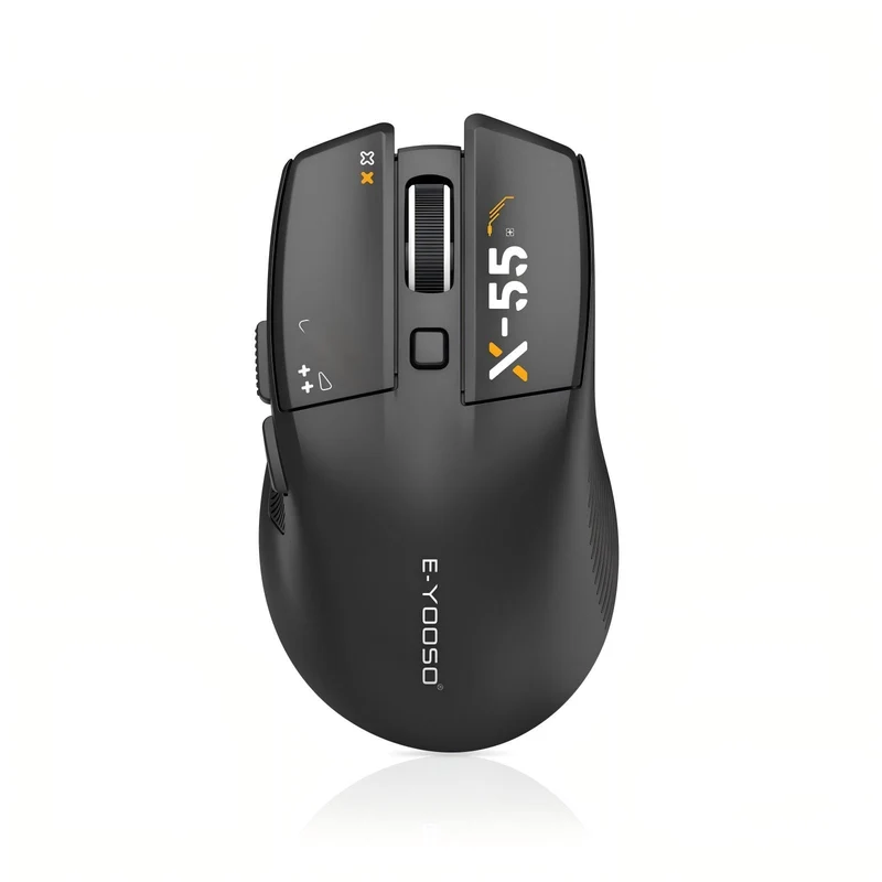 E-Yooso X-55 Ergonomic Wireless Mouse (Black, White, Green)