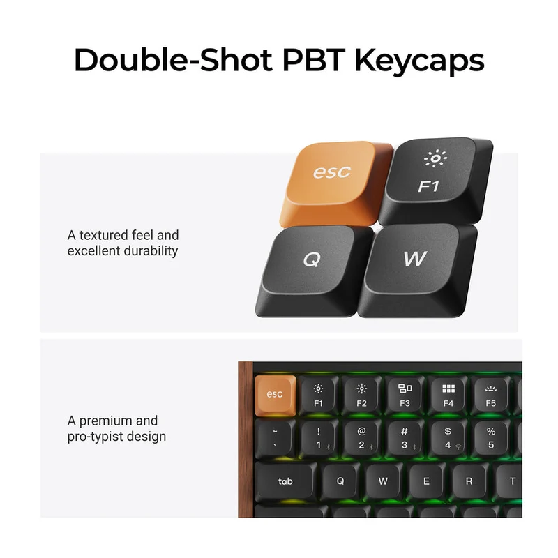 Keychron K3 Max SE QMK Wireless Hot-Swappable RGB Custom Mechanical Keyboard - Black (Keychron Milk POM Red Switch, Keychron Milk POM Brown Switch, Keychron Milk POM Banana Switch)