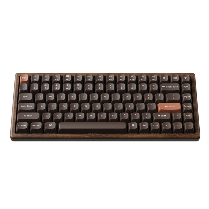 Keychron K2 HE 75% Wireless Hot-Swappable RGB Magnetic Switch Custom Keyboard - All-Wood Special Edition (Gateron Double-Rail Magnetic Nebula Switch) (K2H-F1W)