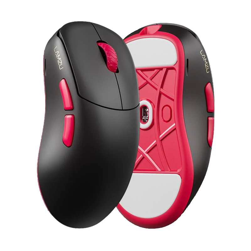 Lamzu Thorn V2 Superlight Wireless Gaming Mouse (Black/Red, White, Purple, Orange)