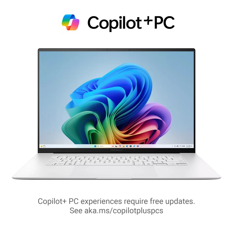 ASUS Zenbook S 16UM5606GA-SR469WSM Laptop (Scandinavian White) | 16" 3K (2880x1800) OLED 120Hz | Ryzen AI 9 465 | 16GB RAM | 1TB SSD | AMD Radeon Graphics | Windows 11 Home | MS Office Home 2024 + MS 365 Basic + ASUS AP4600 Backpack