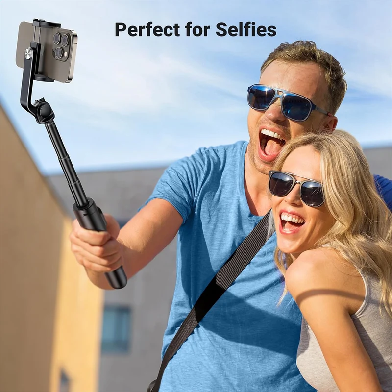 Ugreen Selfie Stick Tripod Stand with Bluetooth Remote & Adjustable Length - 1.5m (Black) (LP586/15062)