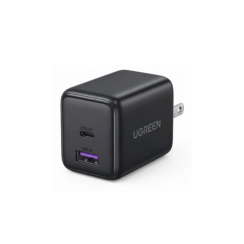 Ugreen Nexode 2-Port USB-A + USB-C 30W GaN Fast Charger (Space Gray) (X516/65025)