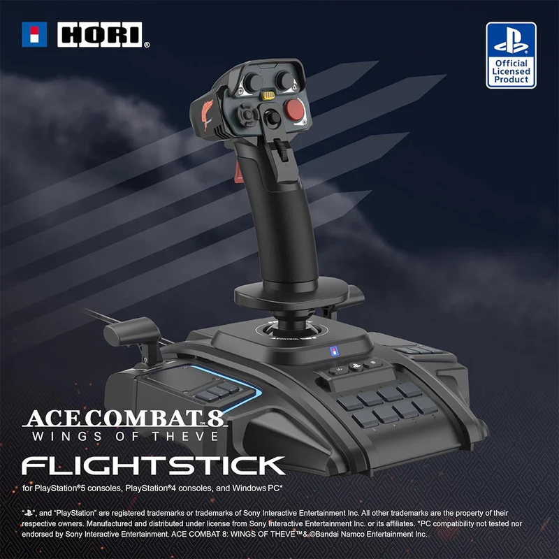 Hori Ace Combat 8 Wings of Theve Flight Stick for PS5 / PS4 / PC (SPF-034A)