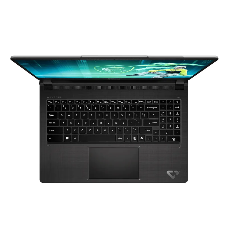MSI Cyborg 15 MAX C2WG-656PH Gaming Laptop (Platinum Gray) | 15.6" FHD (1920x1080) 144Hz IPS | Core 7 240H | 16GB RAM | 512GB SSD | RTX 5070 | Windows 11 Home | MSI Essential Backpack