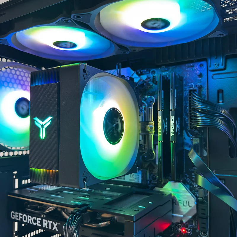 Sigma Airone Black Desktop Gaming PC | AMD Ryzen 5 7500F | 16GB (2x8GB) RAM | 1TB SSD | RTX 5060 | Windows 11 Pro