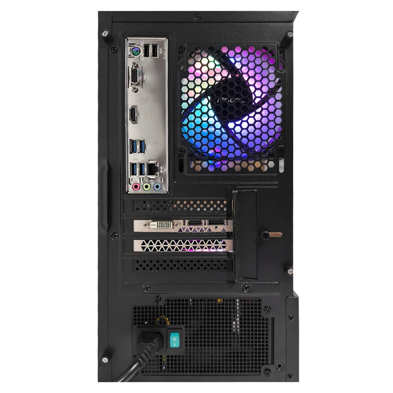 Alpha CX200M Black Desktop Gaming PC | AMD Ryzen 5 5500 | 16GB (2x8GB) RAM | 512GB SSD | RTX 3050 | Windows 11 Pro