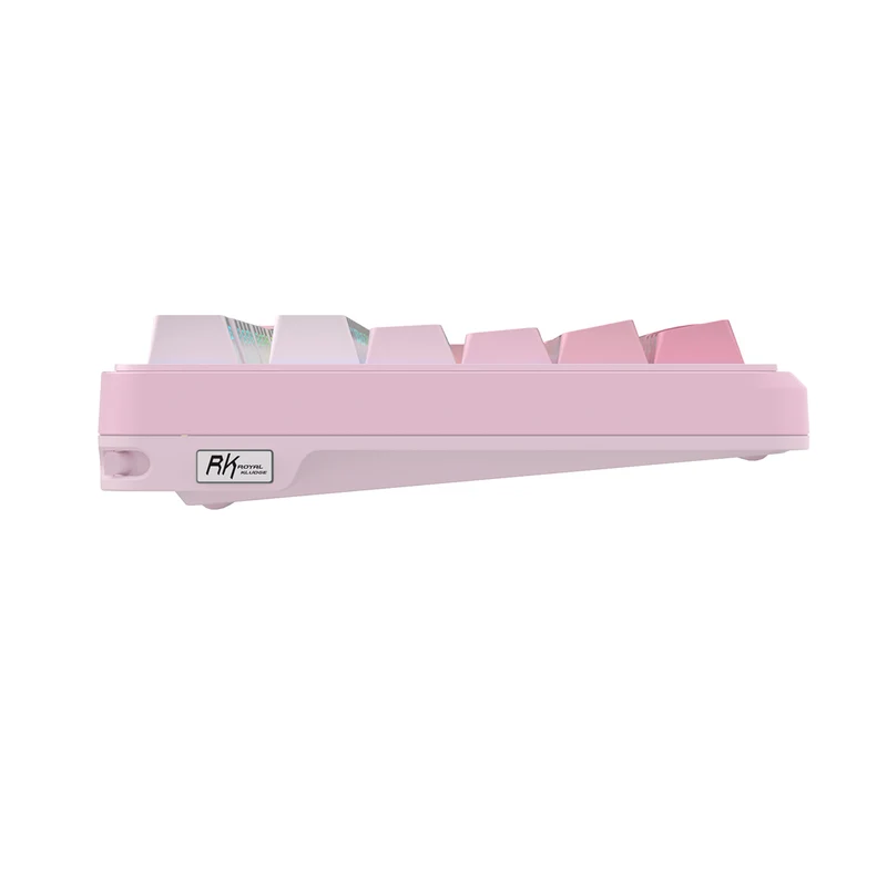 Royal Kludge RK-S98 Tri-Mode RGB 98 Keys Hot Swappable Mechanical Keyboard Pink Gradient (Cream Switch)