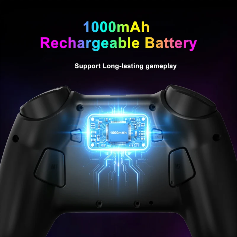 Redragon G902 Drax Wireless LCD Display Controller with RGB Backlight (Black)