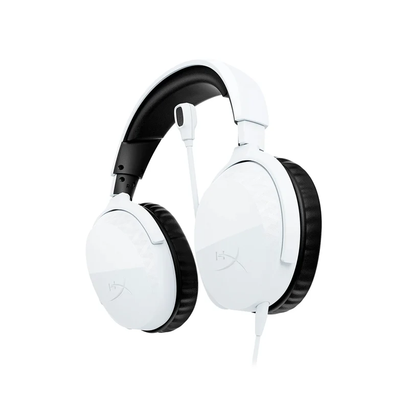 HyperX Cloud Stinger 3 Wired Gaming Headset for PC/PS5/Nintendo Switch/Mac/Mobile (White) (BS1T6AA)
