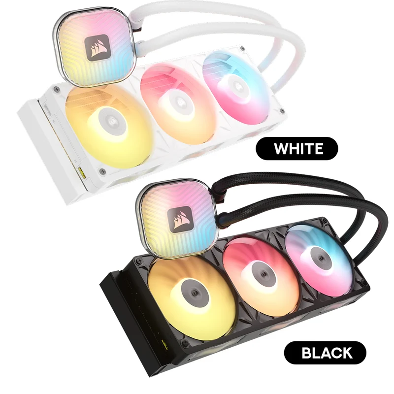 Corsair iCUE LINK TITAN II 360 RX RGB AIO Liquid CPU Cooler (Black, White) (CW-9061037-WW, CW-9061038-WW)