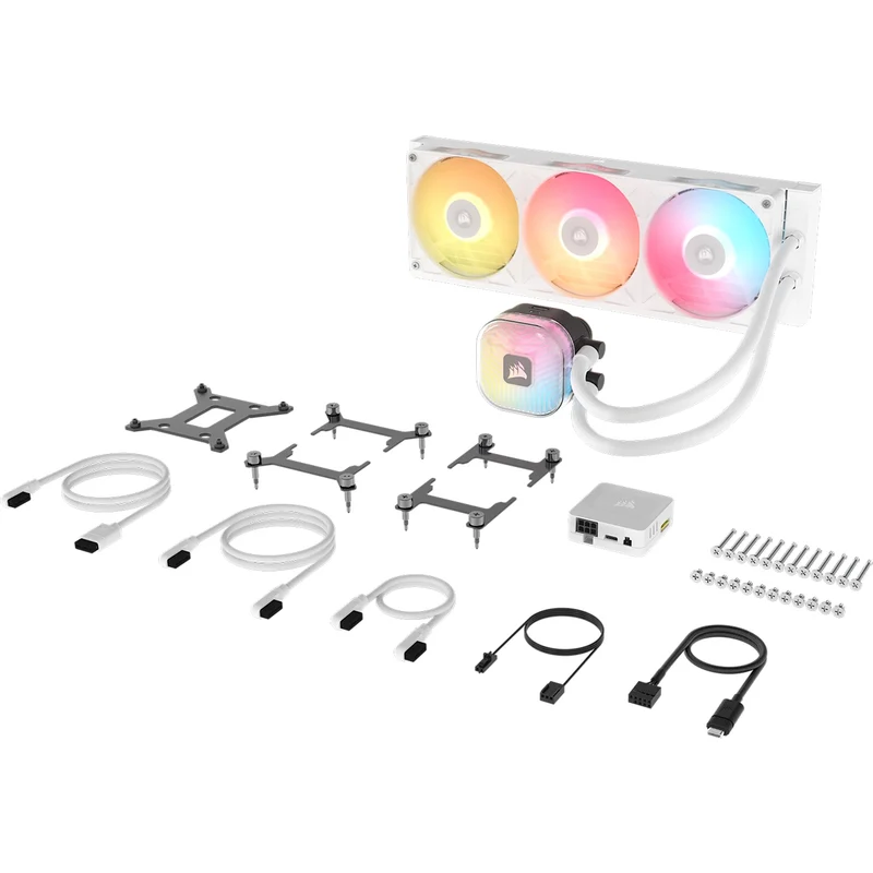 Corsair iCUE LINK TITAN II 360 RX RGB AIO Liquid CPU Cooler (Black, White) (CW-9061037-WW, CW-9061038-WW)