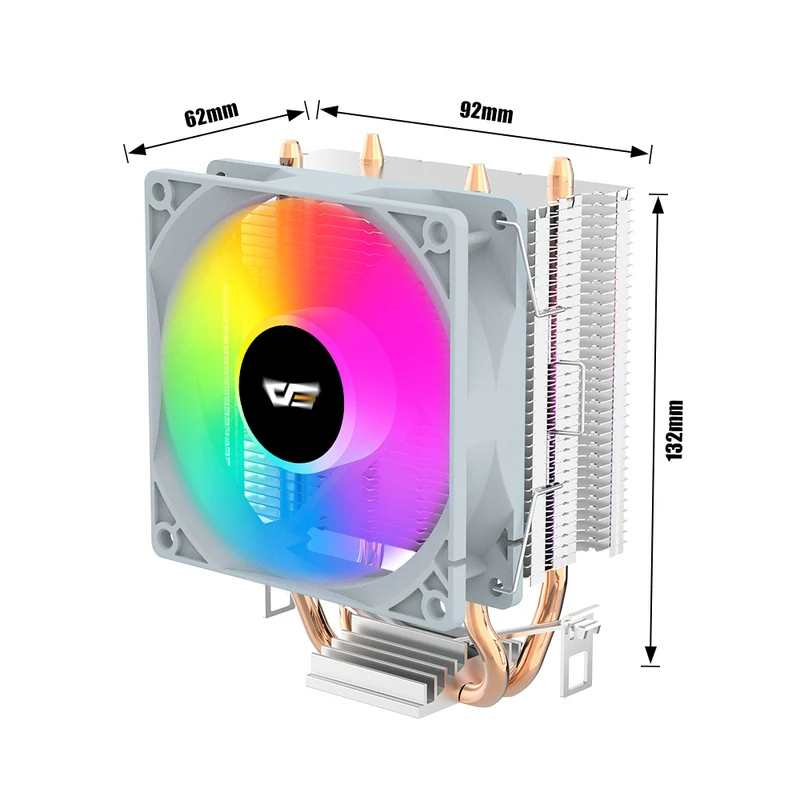 DarkFlash ICE200 Pro Tower CPU Air Cooler (White)