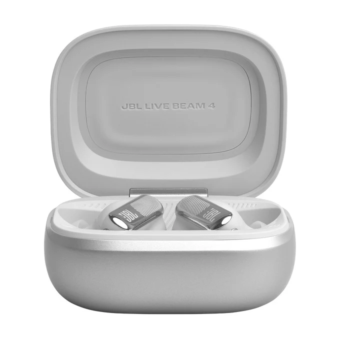 JBL Live Beam 4 True Wireless Noise Cancelling Earbuds with Smart Charging Case (Black, Blue, Champagne, Green, Orange, Purple, Silver)