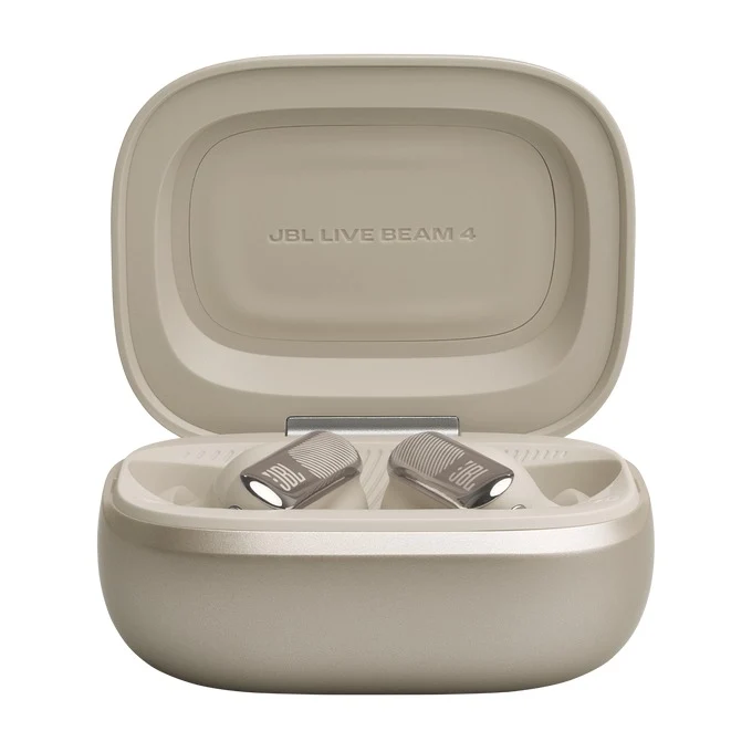 JBL Live Beam 4 True Wireless Noise Cancelling Earbuds with Smart Charging Case (Black, Blue, Champagne, Green, Orange, Purple, Silver)