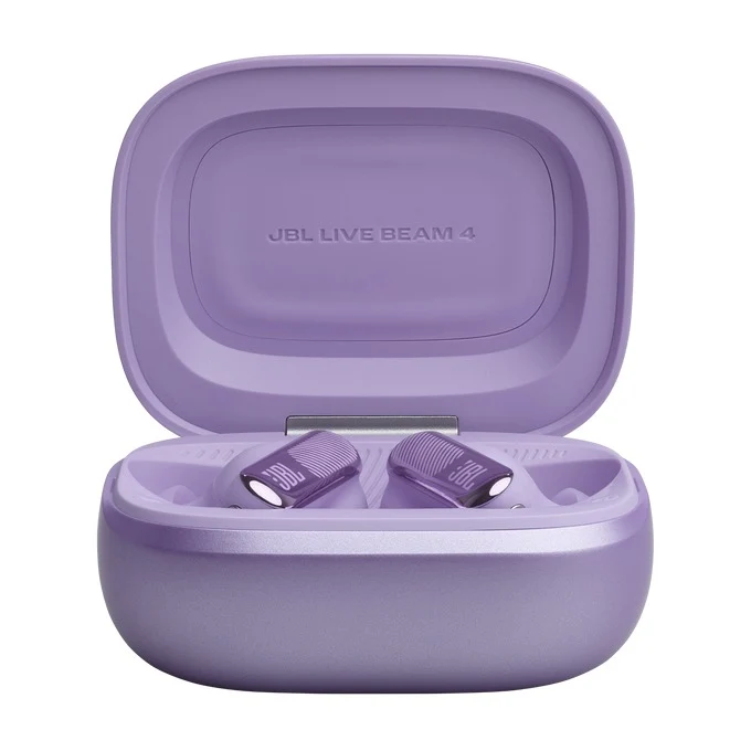 JBL Live Beam 4 True Wireless Noise Cancelling Earbuds with Smart Charging Case (Black, Blue, Champagne, Green, Orange, Purple, Silver)