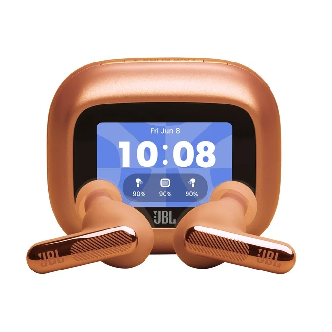 JBL Live Beam 4 True Wireless Noise Cancelling Earbuds with Smart Charging Case (Black, Blue, Champagne, Green, Orange, Purple, Silver)
